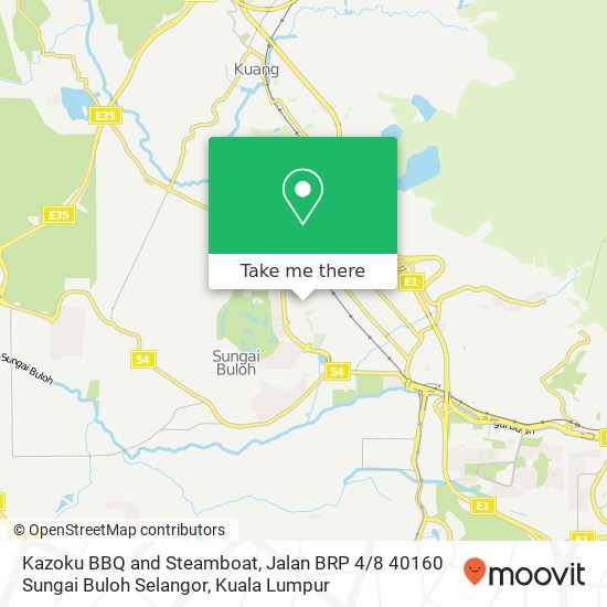 Peta Kazoku BBQ and Steamboat, Jalan BRP 4 / 8 40160 Sungai Buloh Selangor