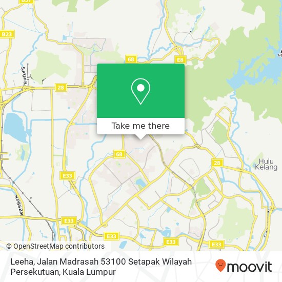 Leeha, Jalan Madrasah 53100 Setapak Wilayah Persekutuan map