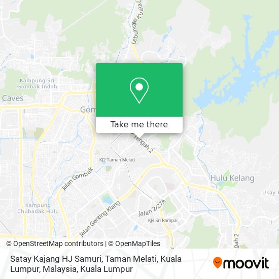 Satay Kajang HJ Samuri, Taman Melati, Kuala Lumpur, Malaysia map