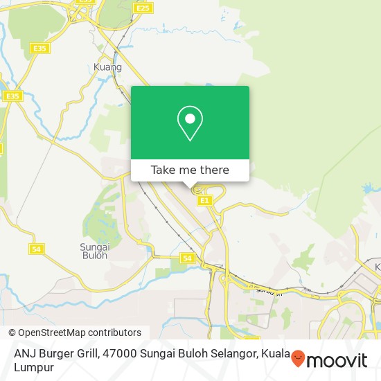 Peta ANJ Burger Grill, 47000 Sungai Buloh Selangor