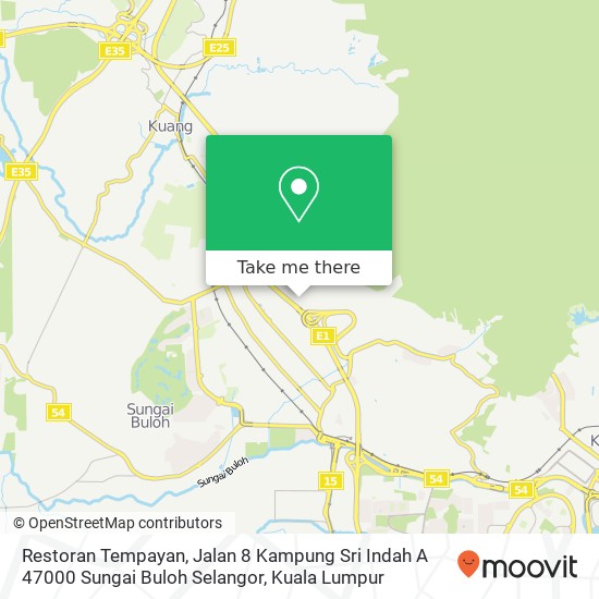 Peta Restoran Tempayan, Jalan 8 Kampung Sri Indah A 47000 Sungai Buloh Selangor