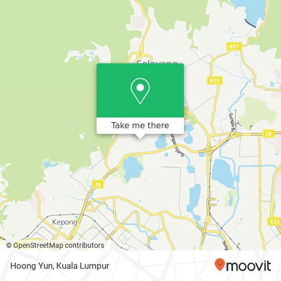 Peta Hoong Yun, Lebuh Intan Baiduri 6 / 1B 52100 Kuala Lumpur Wilayah Persekutuan