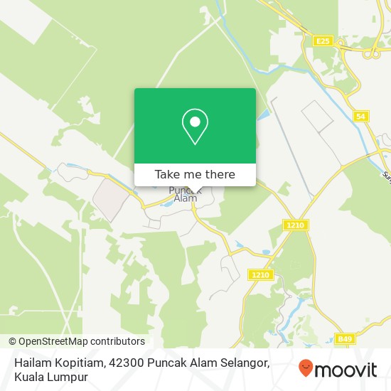 Hailam Kopitiam, 42300 Puncak Alam Selangor map