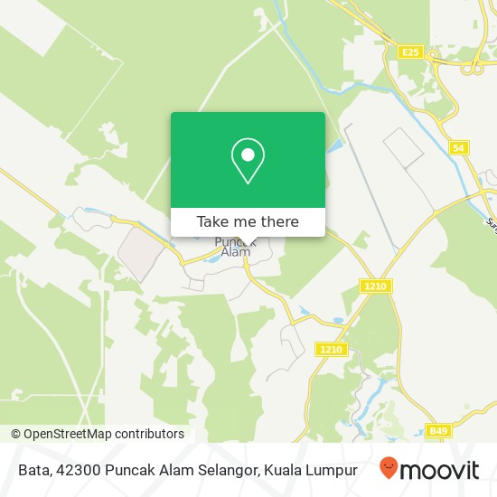 Bata, 42300 Puncak Alam Selangor map