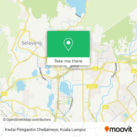 Kedai Pengantin Chellameys map