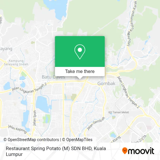 Restaurant Spring Potato (M) SDN BHD map