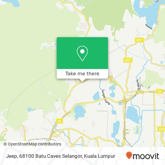 Jeep, 68100 Batu Caves Selangor map