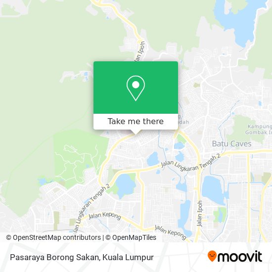 Pasaraya Borong Sakan map