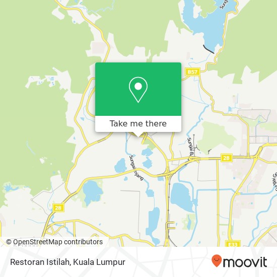 Peta Restoran Istilah, Jalan 3A / 2B 68100 Kuala Lumpur Wilayah Persekutuan