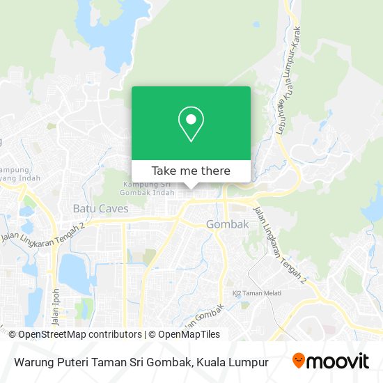 Warung Puteri Taman Sri Gombak map