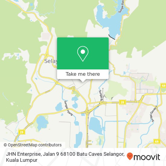 JHN Enterprise, Jalan 9 68100 Batu Caves Selangor map