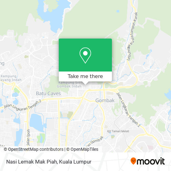 Nasi Lemak Mak Piah map