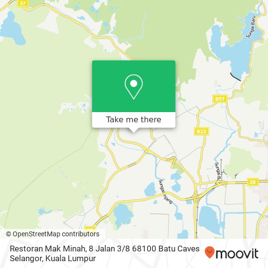 Restoran Mak Minah, 8 Jalan 3 / 8 68100 Batu Caves Selangor map