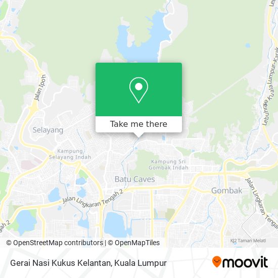 Gerai Nasi Kukus Kelantan map