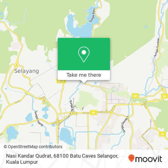 Nasi Kandar Qudrat, 68100 Batu Caves Selangor map