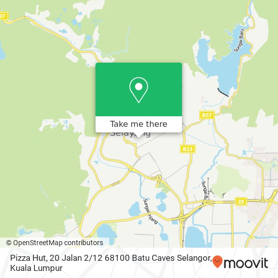 Pizza Hut, 20 Jalan 2 / 12 68100 Batu Caves Selangor map