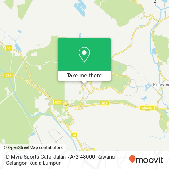 Peta D Myra Sports Cafe, Jalan 7A / 2 48000 Rawang Selangor