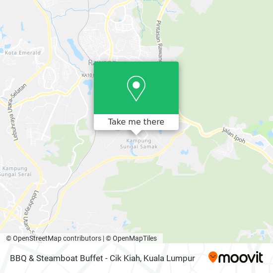 BBQ & Steamboat Buffet - Cik Kiah map