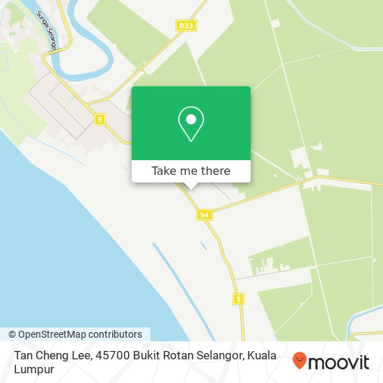 Peta Tan Cheng Lee, 45700 Bukit Rotan Selangor