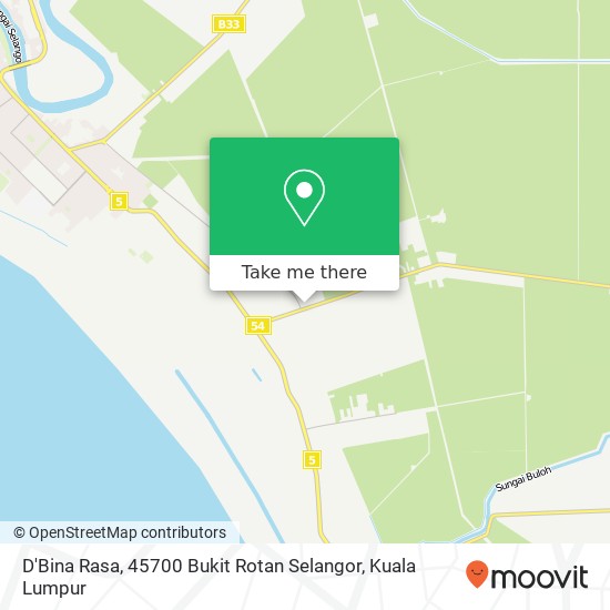 Peta D'Bina Rasa, 45700 Bukit Rotan Selangor