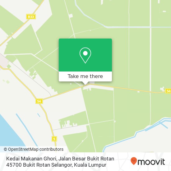 Peta Kedai Makanan Ghori, Jalan Besar Bukit Rotan 45700 Bukit Rotan Selangor