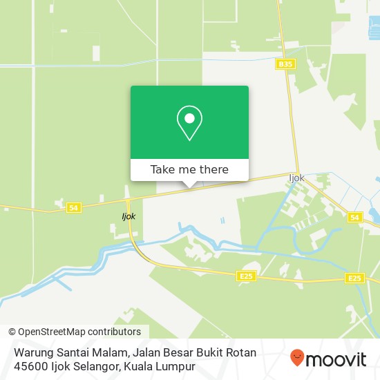 Warung Santai Malam, Jalan Besar Bukit Rotan 45600 Ijok Selangor map