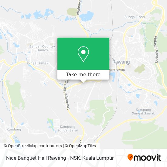 Nice Banquet Hall Rawang - NSK map