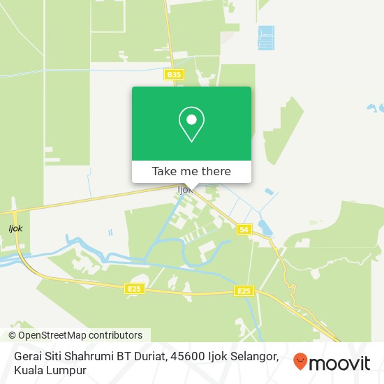 Peta Gerai Siti Shahrumi BT Duriat, 45600 Ijok Selangor