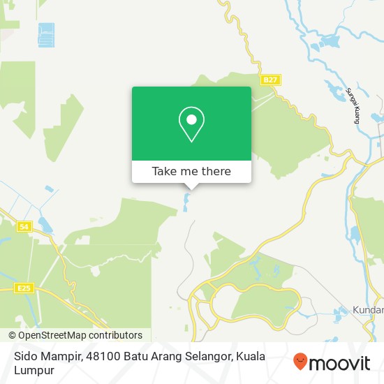 Peta Sido Mampir, 48100 Batu Arang Selangor