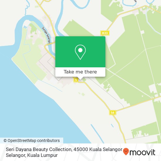 Seri Dayana Beauty Collection, 45000 Kuala Selangor Selangor map