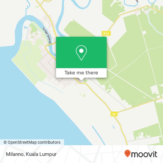 Peta Milanno, 45000 Kuala Selangor Selangor