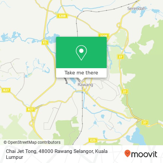 Chai Jet Tong, 48000 Rawang Selangor map