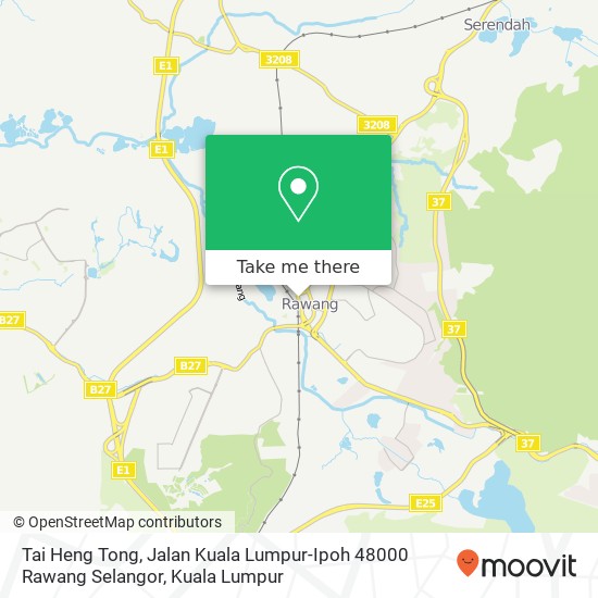 Tai Heng Tong, Jalan Kuala Lumpur-Ipoh 48000 Rawang Selangor map