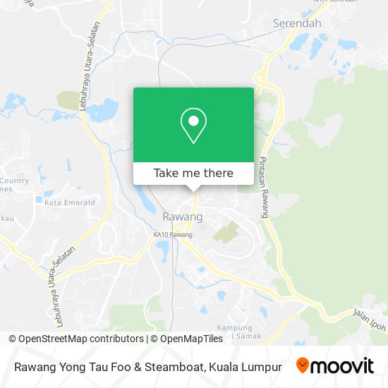 Rawang Yong Tau Foo & Steamboat map