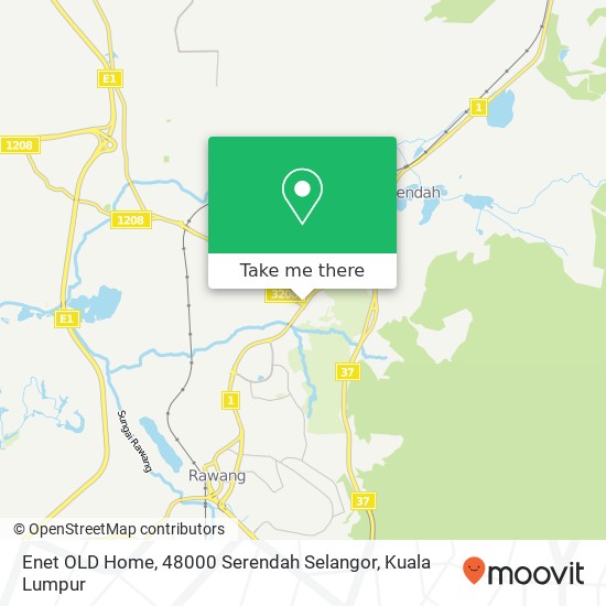 Peta Enet OLD Home, 48000 Serendah Selangor