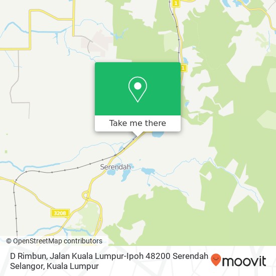 D Rimbun, Jalan Kuala Lumpur-Ipoh 48200 Serendah Selangor map