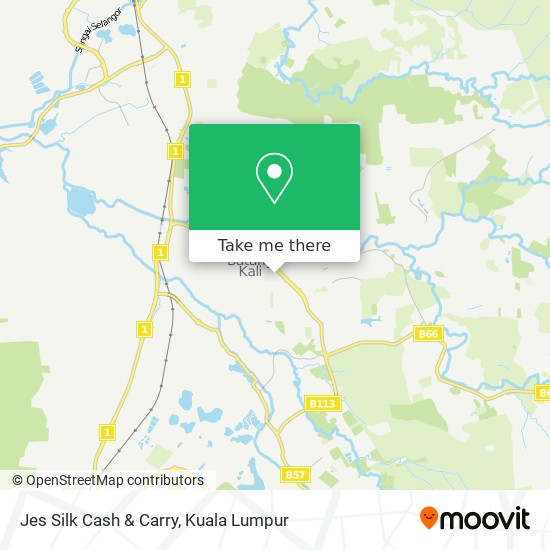 Jes Silk Cash & Carry map