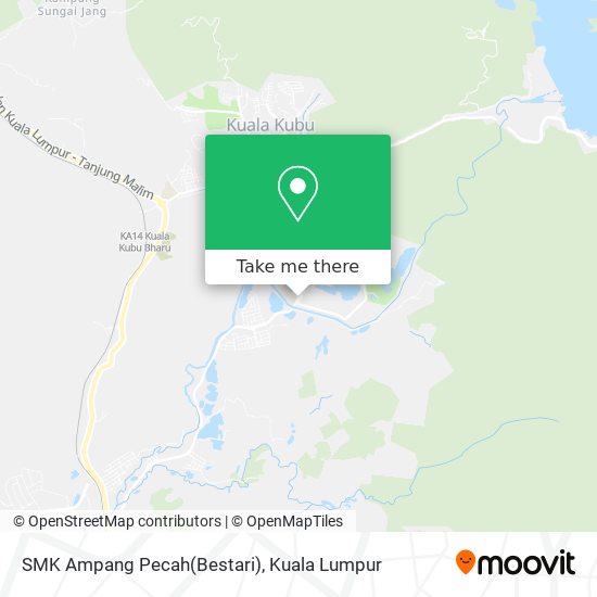 Peta SMK Ampang Pecah(Bestari)
