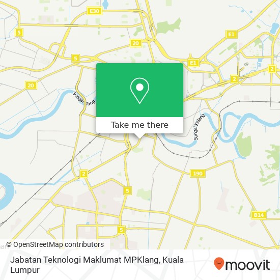 Jabatan Teknologi Maklumat MPKlang map