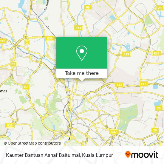 How To Get To Kaunter Bantuan Asnaf Baitulmal In Kuala Lumpur By Bus Mrt Lrt Monorail Or Train