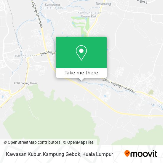 Peta Kawasan Kubur, Kampung Gebok