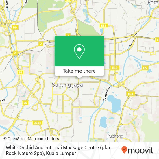 White Orchid Ancient Thai Massage Centre (pka Rock Nature Spa) map