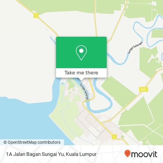 Peta 1A Jalan Bagan Sungai Yu