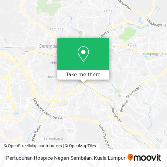 Pertubuhan Hospice Negeri Sembilan map