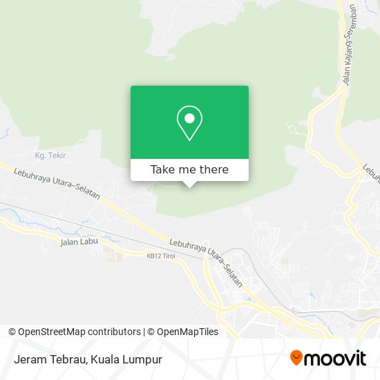 Jeram Tebrau map