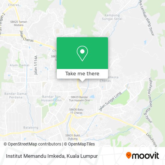 Institut Memandu Imkeda map