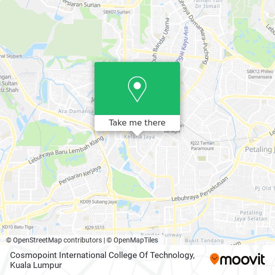 Cosmopoint International College Of Technology map