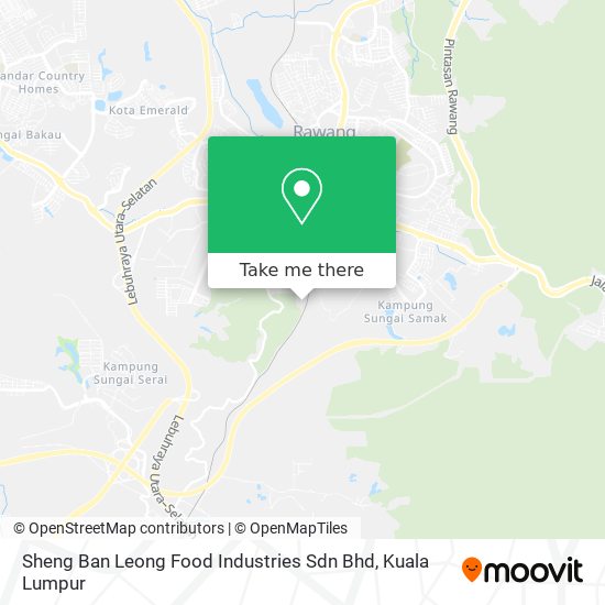 Sheng Ban Leong Food Industries Sdn Bhd map