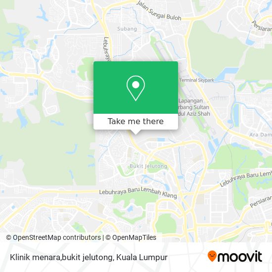 Peta Klinik menara,bukit jelutong