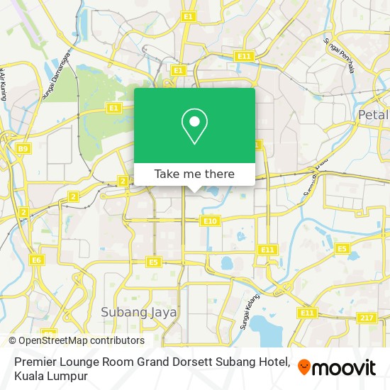 Premier Lounge Room Grand Dorsett Subang Hotel map